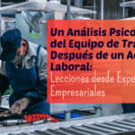 análisis psicológico equipo trabajo después accidente laboral